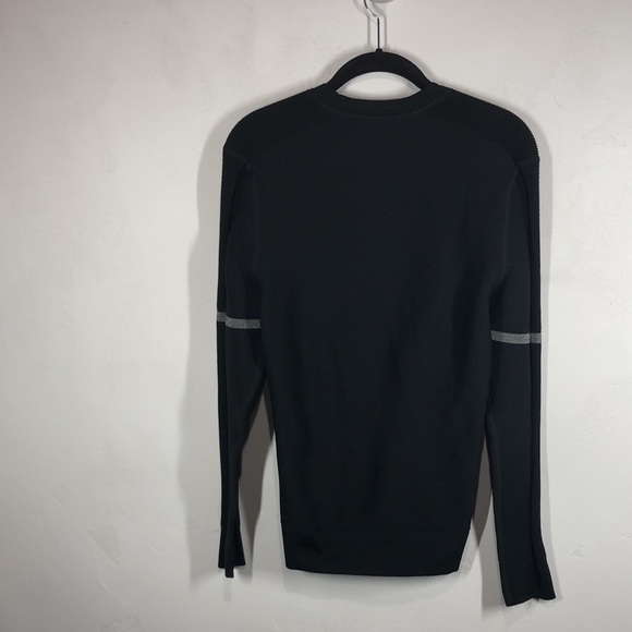 Under Armour Phantom Intelliknit black ribbed sweater size medium - Picture 6 of 10